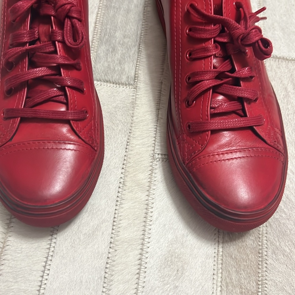 Saint Laurent men’s leather sneakers - Picture 9 of 13